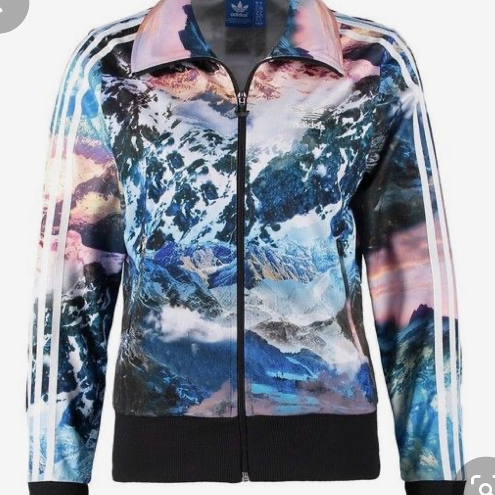 RARE UNIQUE adidas zip up